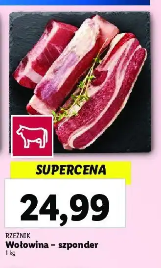 Lidl Szponder wołowy oferta