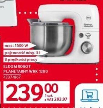 Selgros ELDOM ROBOT PLANETARNY WRK 1200 oferta