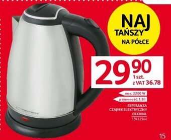 Selgros ESPERANZA CZAJNIK ELEKTRYCZNY EKK004L oferta