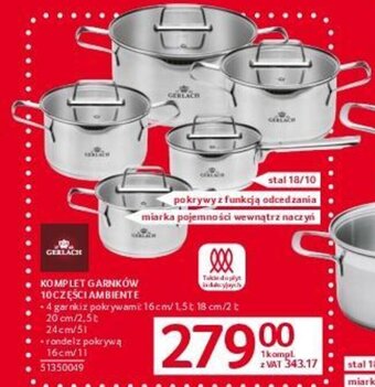 Selgros KOMPLET GARNKÓW 10 CZĘŚCI AMBIENTE oferta