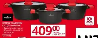 Selgros KOMPLET GARNKÓW 6 CZĘŚCI OBSIDIAN oferta