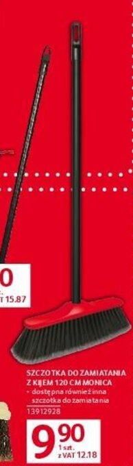 Selgros SZCZOTKA DO ZAMIATANIA Z KIJEM 120 CM MONICA oferta