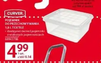 Selgros CURVER POJEMNIK DO PRZECHOWYWANIA 1,8L TEXTILE oferta