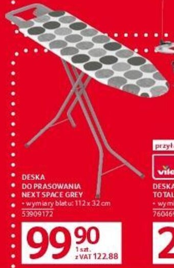 Selgros DESKA DO PRASOWANIA NEXT SPACE GREY oferta