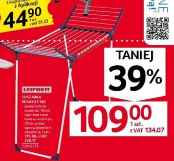 Selgros LEIFHEIT SUSZARKA PEGASUS 180 oferta