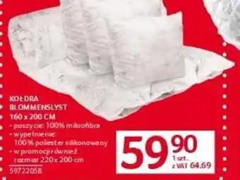 Selgros KOŁDRA BLOMMENSLYST 160x200cm oferta