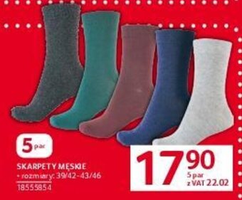 Selgros SKARPETY MĘSKIE 5-pak oferta
