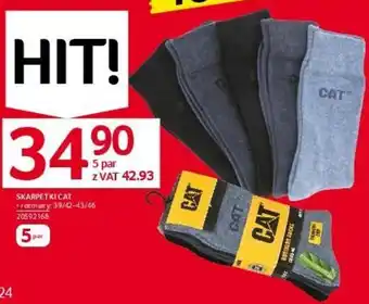 Selgros SKARPETKI CAT 5-pak oferta