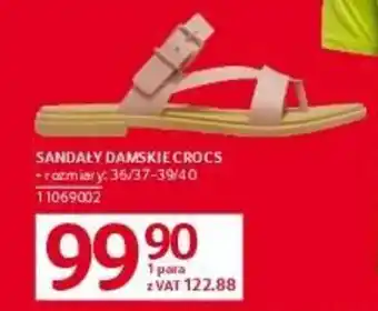SANDAŁY DAMSKIE CROCS
