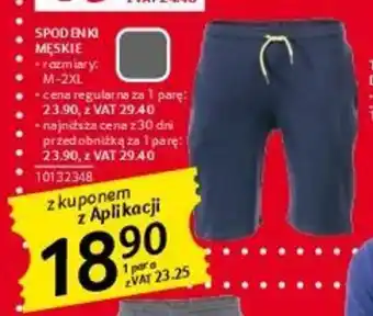 Selgros SPODENKI MĘSKIE oferta