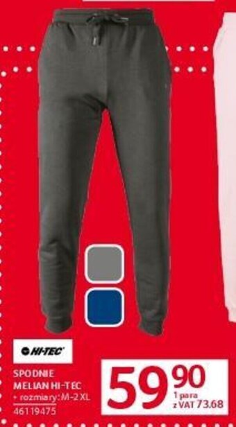 Selgros SPODNIE MELIAN HI-TEC oferta
