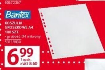 Selgros KOSZULKI GROSZKOWE A4 100szt. oferta
