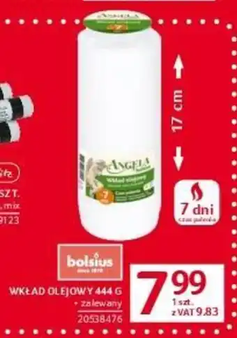 Selgros WKŁAD OLEJOWY 444 G oferta