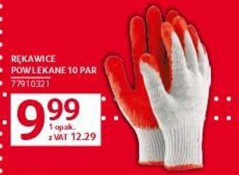 Selgros RĘKAWICE POWLEKANE 10 PAR oferta