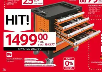 Selgros SZAFKA SERWISOWA 302 elementy oferta