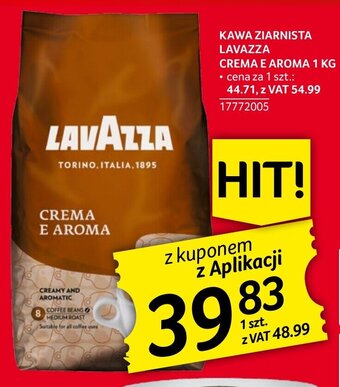 Selgros KAWA ZIARNISTA LAVAZZA CREMA E AROMA 1 KG oferta