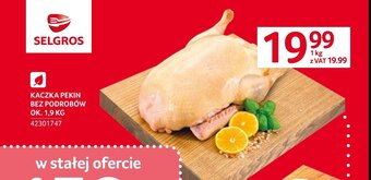 Selgros KACZKA PEKIN BEZ PODROBÓW 1 kg oferta