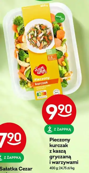Żabka Pieczony kurczak z kaszą gryczaną i warzywami 400 g oferta