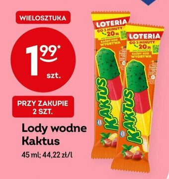 Żabka Lody wodne Kaktus 45 ml oferta