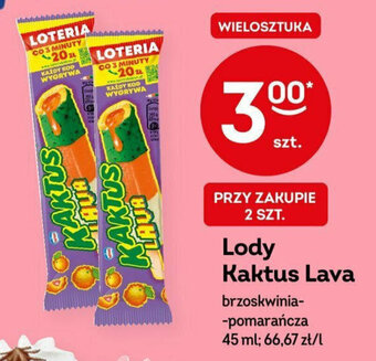 Żabka Lody Kaktus Lava 45 ml oferta