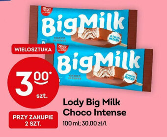Żabka Lody Big Milk Choco Intense 100 ml oferta