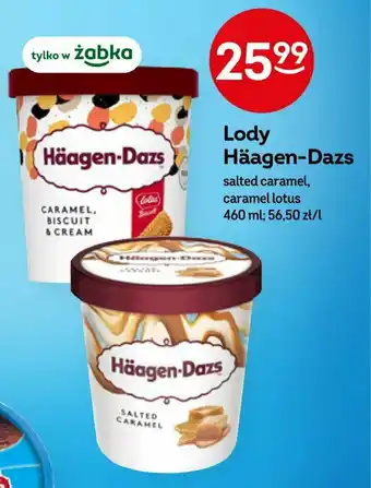 Żabka Lody Häagen-Dazs 460 ml oferta