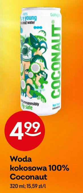 Żabka Woda kokosowa 100% Coconaut 320 ml oferta