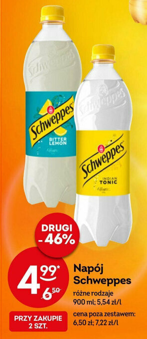 Żabka Napój Schweppes 900 ml oferta