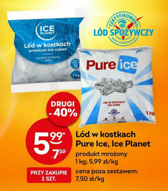 Żabka Lód w kostkach Pure Ice, Ice Planet 1 kg oferta