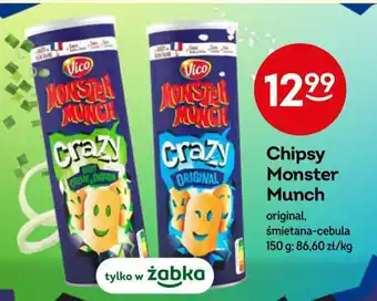 Żabka Chipsy Monster Munch 150 g oferta