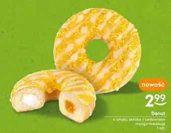 Żabka Donut o smaku sernika z nadzieniem mango-marakuja 1 szt. oferta
