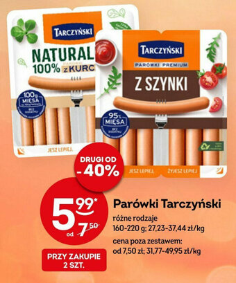 Żabka Parówki Tarczyński 160-220 g oferta