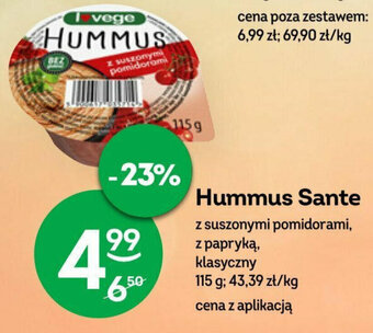 Żabka Hummus Sante 115 g oferta