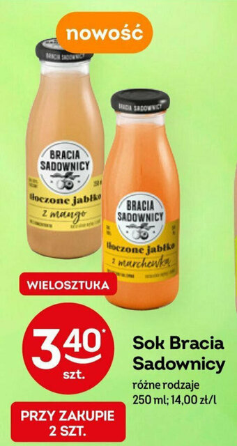 Żabka Sok Bracia Sadownicy 250 ml oferta