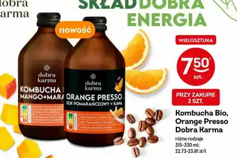 Żabka Kombucha Bio, Orange Presso Dobra Karma 315-330 ml oferta
