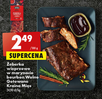 Biedronka Żeberka wieprzowe kraina mięs oferta
