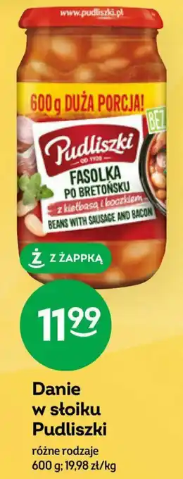 Żabka Danie w słoiku Pudliszki 600 g oferta