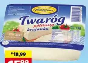 Społem Włoszczowa twaróg półtłusty 250 g oferta
