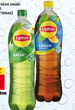 Społem Lipton ice tea green napój niegazowany 1,5 l oferta