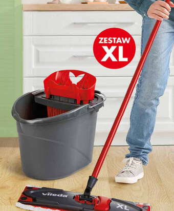 Biedronka Zestaw do mycia podłóg vileda oferta