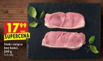 Biedronka Steki cielęce bez kości 240g oferta