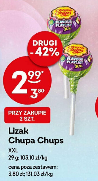 Żabka Lizak Chupa Chups XXL 29 g oferta