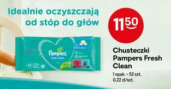 Żabka Chusteczki Pampers Fresh Clean 1 opak. - 52 szt. oferta