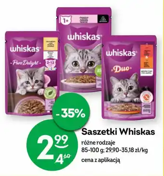 Żabka Saszetki Whiskas 85-100 g oferta