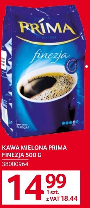 Selgros KAWA MIELONA PRIMA FINEZJA 500 G oferta