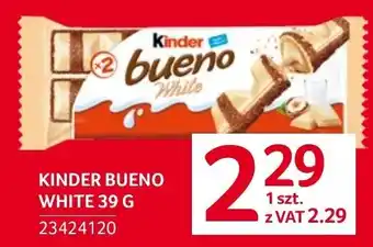 Selgros KINDER BUENO WHITE 39 G oferta