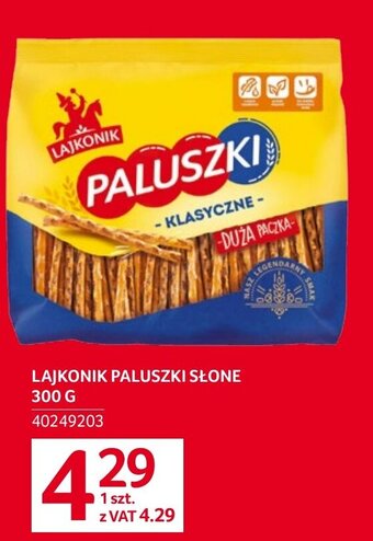 Selgros LAJKONIK PALUSZKI SŁONE 300 G oferta