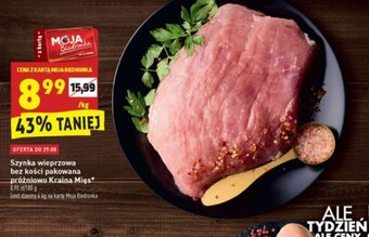 Biedronka Szynka wieprzowa bez kości 1kg oferta