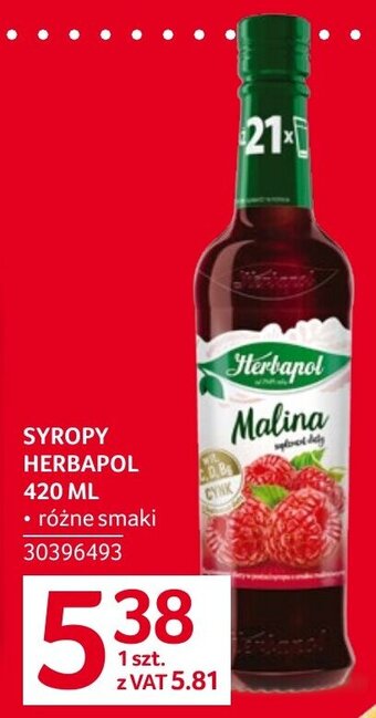 Selgros SYROPY HERBAPOL 420 ML oferta