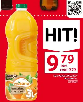 Selgros SOK POMARAŃCZOWY WOSANA 3 L oferta